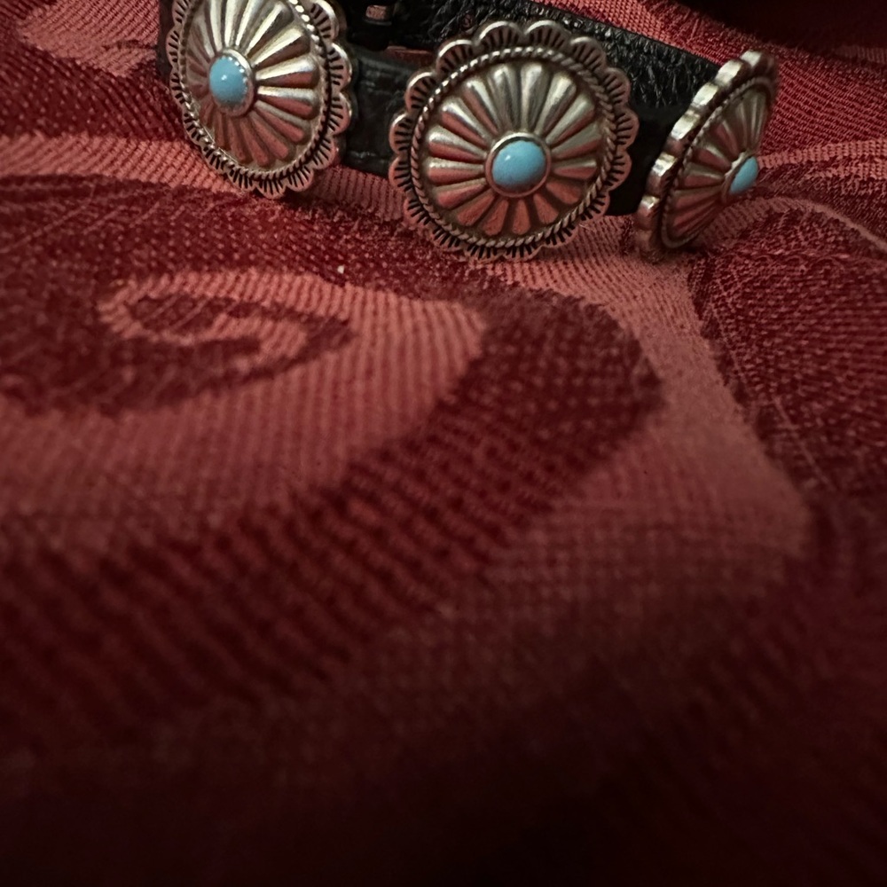 Brighton Silver and Turquoise Concho Bracelet new with tags - Picture 3 of 5